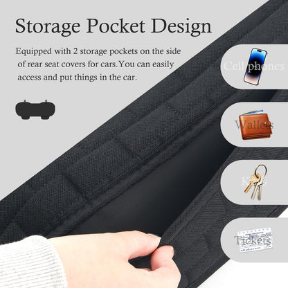 Non-Slip Breathable Car Rear Seat Cover